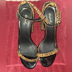 Leopard Chunky Heels